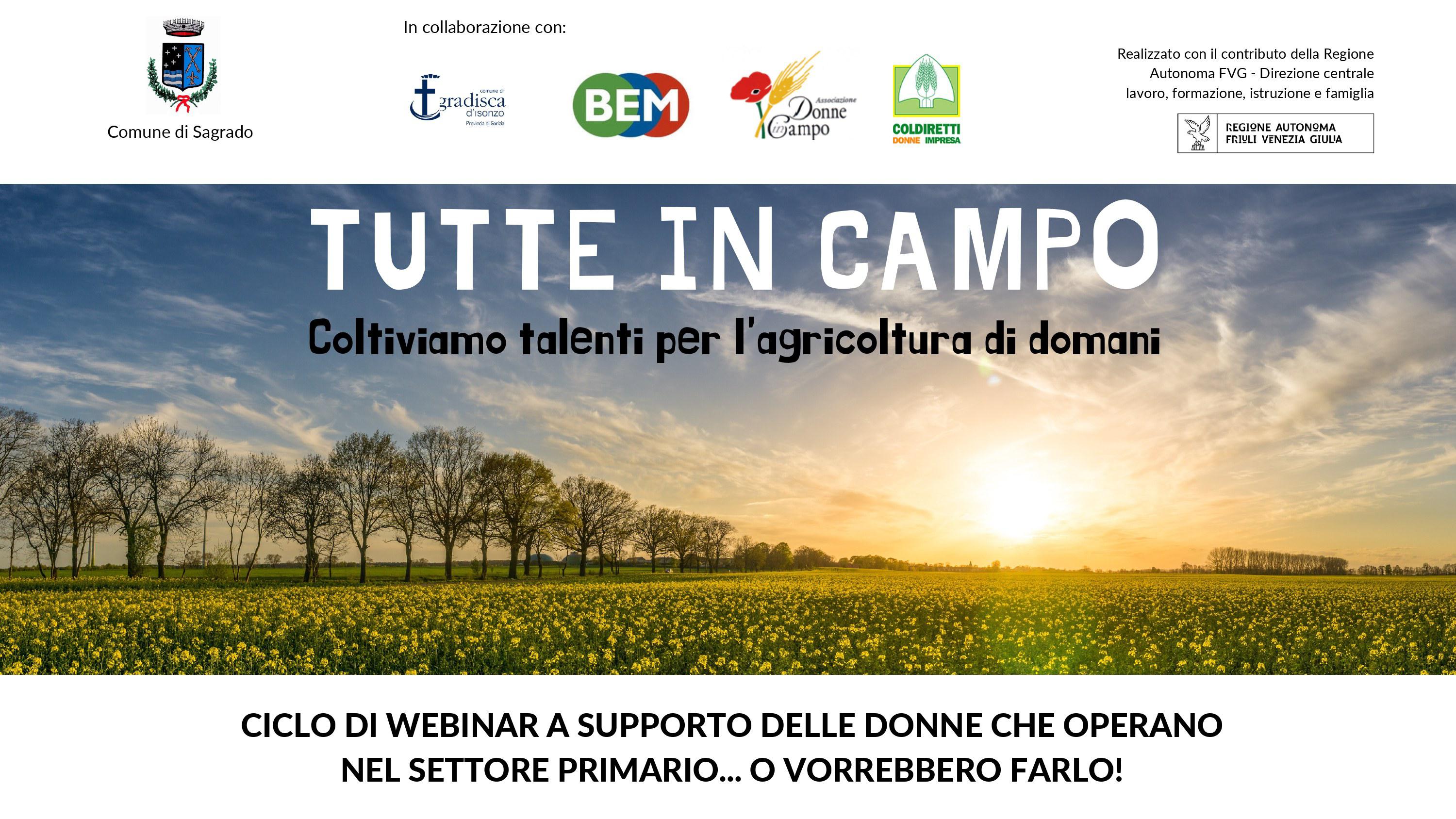 Immagine per Sagrado, ancora quattro incontri per il progetto TuttE in Campo